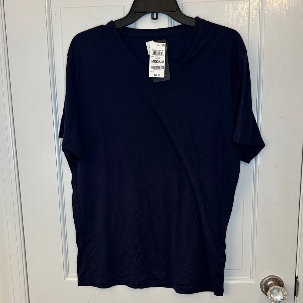 Alfani Navy Tshirt size‎ M NWT Pilling